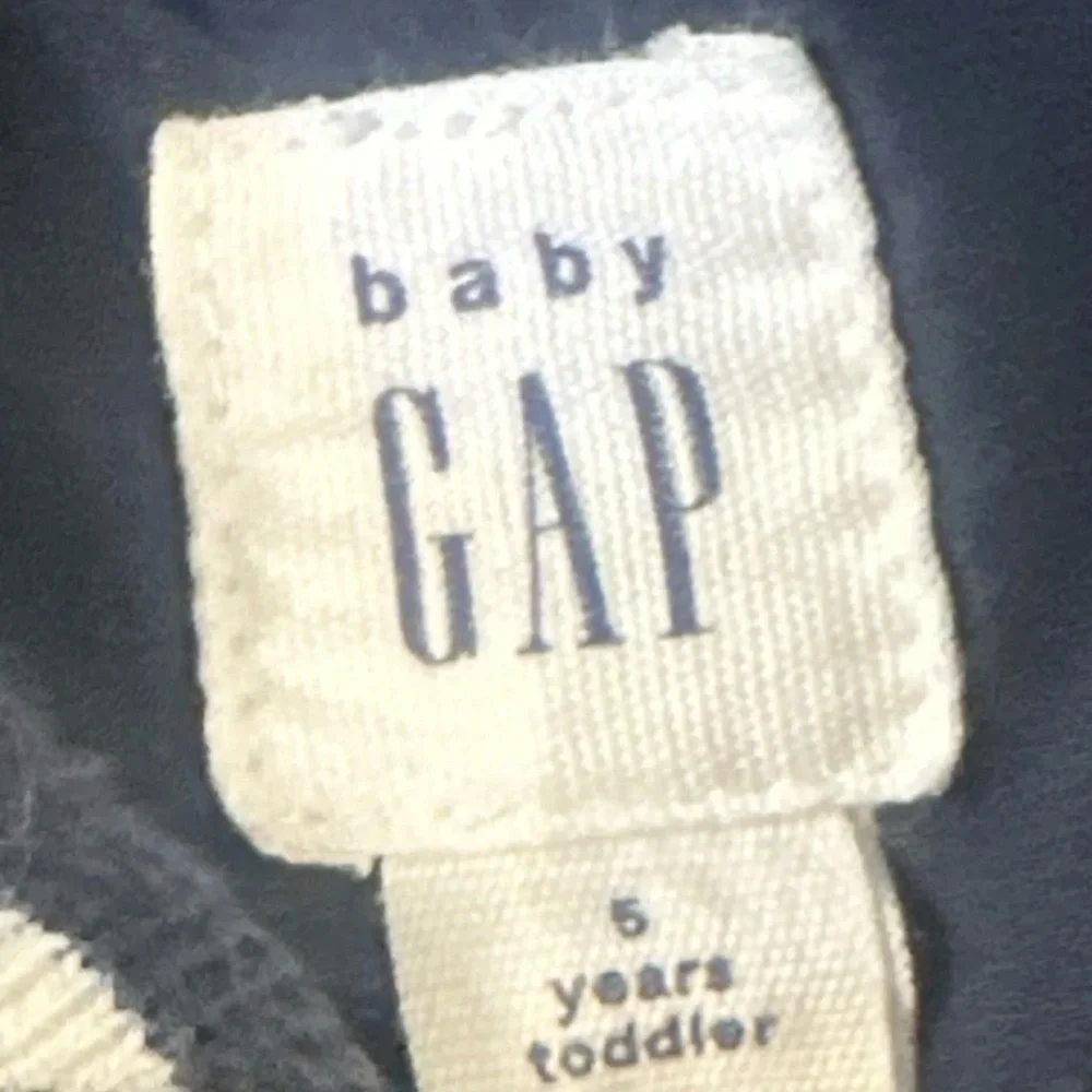 Baby GAP Varsity Gray Wool Jacket Size 5 5T EUC